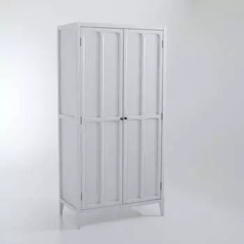 Шкаф двустворчатый eugnie (laredoute) белый 100x201x44 см.