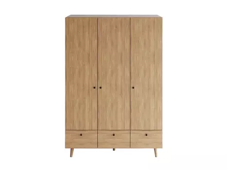 Шкаф frida (ogogo) бежевый 135x197x60 см.