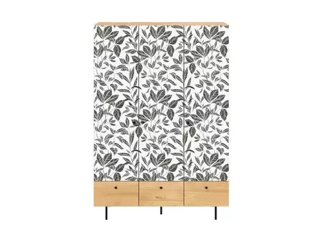 Шкаф frida (ogogo) серый 135x197x60 см.