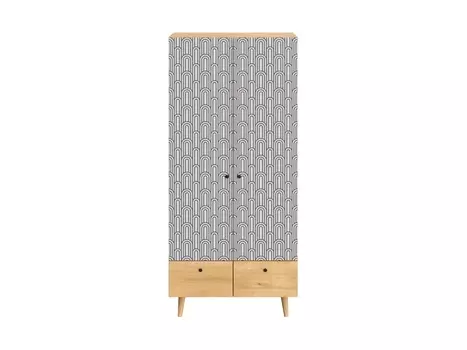 Шкаф frida (ogogo) серый 90x197x60 см.