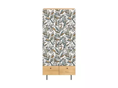 Шкаф frida (ogogo) серый 90x197x60 см.