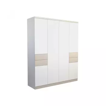 Шкаф galata soft (olhause) серый 200x240x60 см.