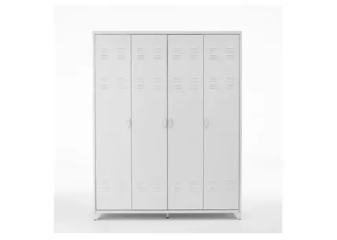 Шкаф hiba (laredoute) белый 170x217x52 см.