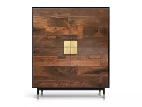 Шкаф impala (acwd) коричневый 123x139x40 см.