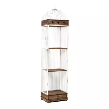 Шкаф - клетка (kelly lounge) белый 31x176x41 см.