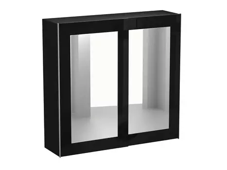 Шкаф kristal (ogogo) черный 224x220x65 см.