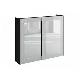 Шкаф-купе kristal (ogogo) черный 260x220x65 см.