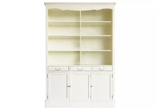 Шкаф leontina для посуды (etg-home) бежевый 154x220x40 см.