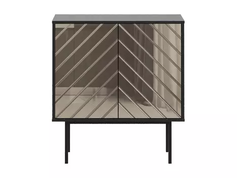 Шкаф низкий boho (ogogo) коричневый 84x90x40 см.