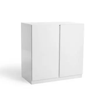 Шкаф низкий leo (laredoute) белый 98x98x52 см.