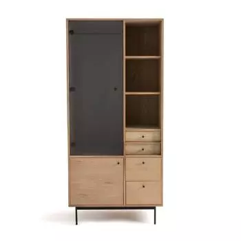 Шкаф nyjo (laredoute) бежевый 80x190x55 см.