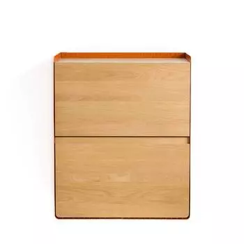 Шкаф обувной urby (laredoute) коричневый 70x85x26 см.