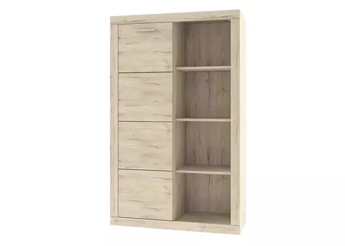 Шкаф комбинированный oskar 1d (анрэкс) бежевый 92x149x35.1 см.