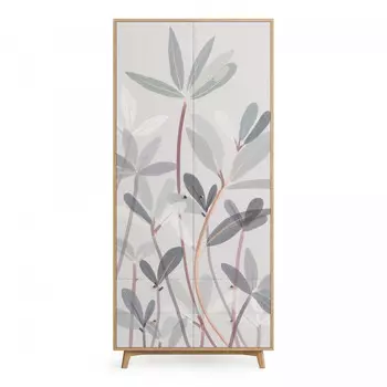 Шкаф (the idea) серый 103x225x60 см.