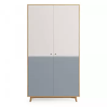 Шкаф (the idea) серый 121x225x60 см.