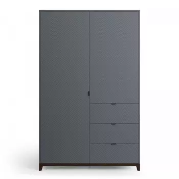Шкаф cs222 (the idea) серый 139x221x60 см.