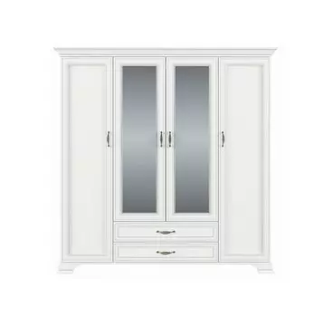 Шкаф tiffany (анрэкс) белый 209x212.1x62.1 см.
