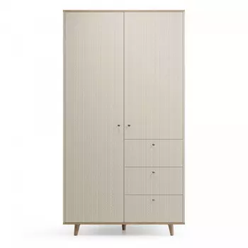 Шкаф twin (the idea) бежевый 121x225x60 см.