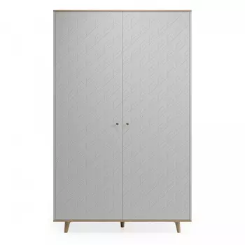 Шкаф twin (the idea) серый 139x225x60 см.