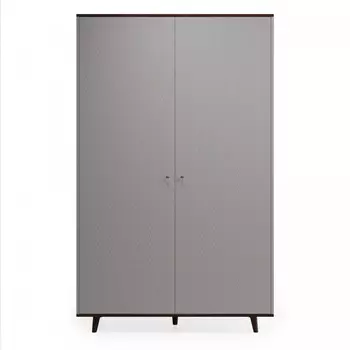 Шкаф twin (the idea) серый 139x225x60 см.