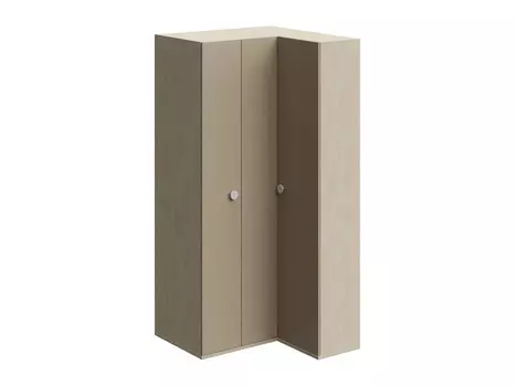 Шкаф угловой yummy (ogogo) бежевый 105x212x100 см.