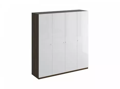 Шкаф uno 4з (ogogo) коричневый 219x233x60 см.