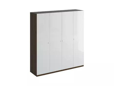 Шкаф uno (ogogo) белый 219x233x60 см.