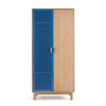 Шкаф urby (laredoute) синий 84x180x50 см.