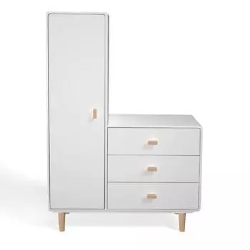 Шкафчик детский jimi (laredoute) белый 100x153x45 см.