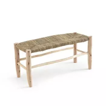 Скамья ghada (laredoute) бежевый 98x45x38 см.