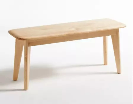 Скамья jimi (laredoute) бежевый 102x35x45 см.