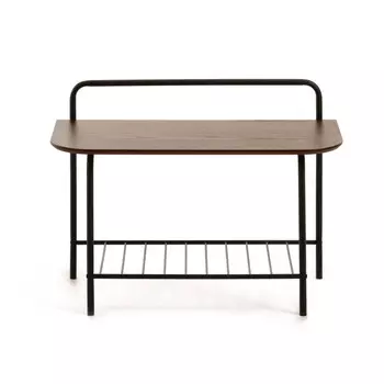 Скамья marcolina (la forma) черный 80x57x37 см.