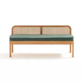 Скамья scillia (laredoute) зеленый 120x55x38 см.