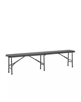 Скамейка складная кейт (stoolgroup) коричневый 183x43x28 см.