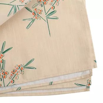 Скатерть russian north (tkano) бежевый 170x170 см.