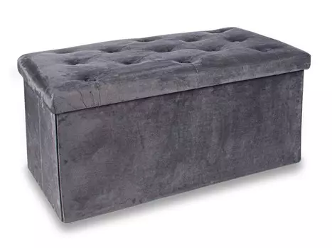 Складной пуф-банкетка (my interno) серый 76x38x38 см.