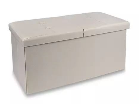 Складной пуф-банкетка (my interno) серый 76x38x38 см.