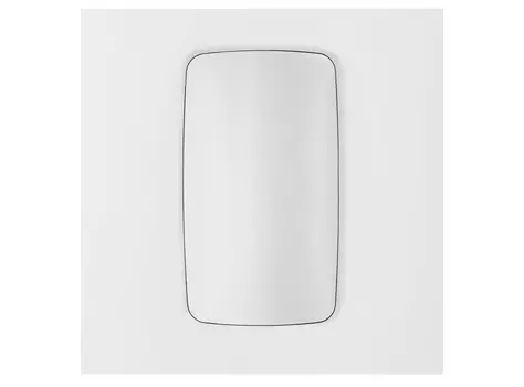 Скруглённое зеркало wake (banska) черный 45x80x3 см.