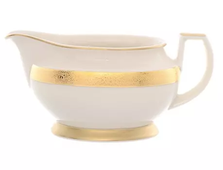 Соусник cream gold 500мл (falkenporzellan) белый 18x9x8 см.