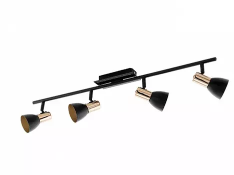 Спот barnham (eglo) черный 78x7 см.