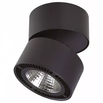 Спот forte muro led (lightstar) черный 8 см.