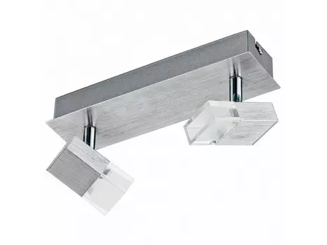 Спот gemini (eglo) серебристый 25x7 см.