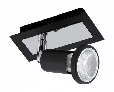 Спот sarria (eglo) черный 6x12 см.