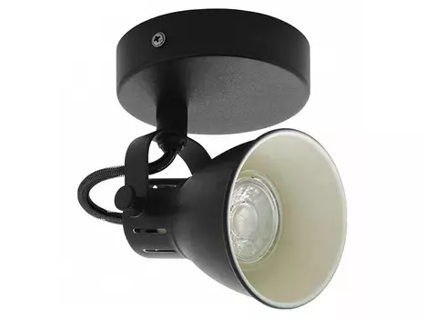 Спот seras (eglo) черный