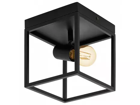 Спот silentina (eglo) черный 18x20x18 см.