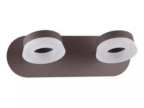Спот wengelina (odeon light) коричневый 28x16x16 см.