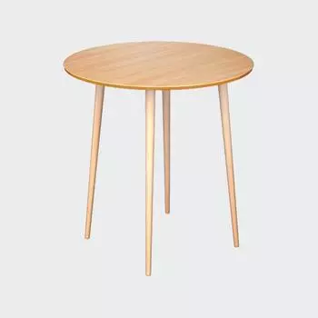 Средний стол спутник (woodi) оранжевый 74 см.