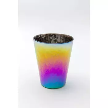 Стакан rainbow (kare) мультиколор 11 см.