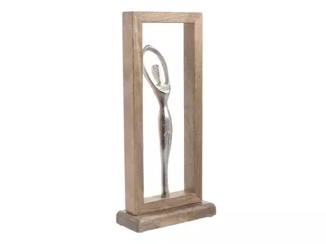 Статуэтка балерина piacenza (to4rooms) серебристый 18x38x8 см.