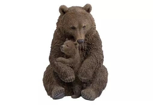 Статуэтка bear family (kare) коричневый 88x81x68 см.